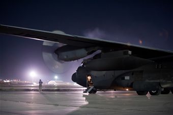 Hercules Flies Through the Night