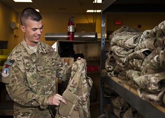First Sergeant Recycles $250K in OCP Uniforms for Bagram Airmen