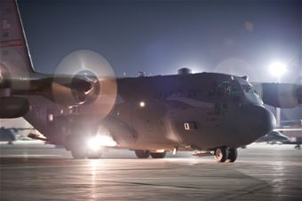 Hercules Flies Through the Night