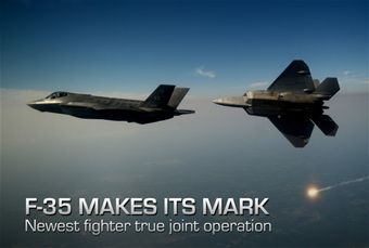 F-35 makes its mark