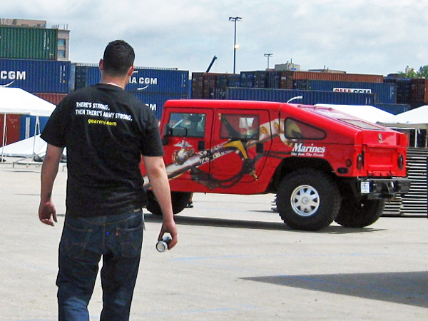 Marine Corps humvee