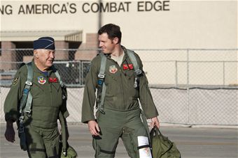 Yeager commemorates historic flight
