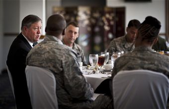SecAF addresses Airmen at Yokota