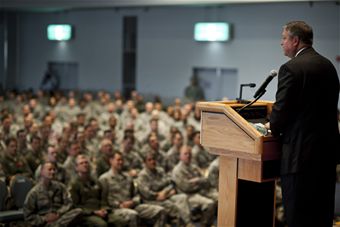 SecAF addresses Airmen at Yokota